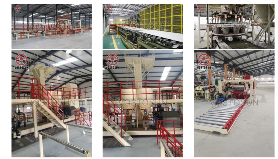 Gypsum Manufacturing Process Plasterboard Production Plant