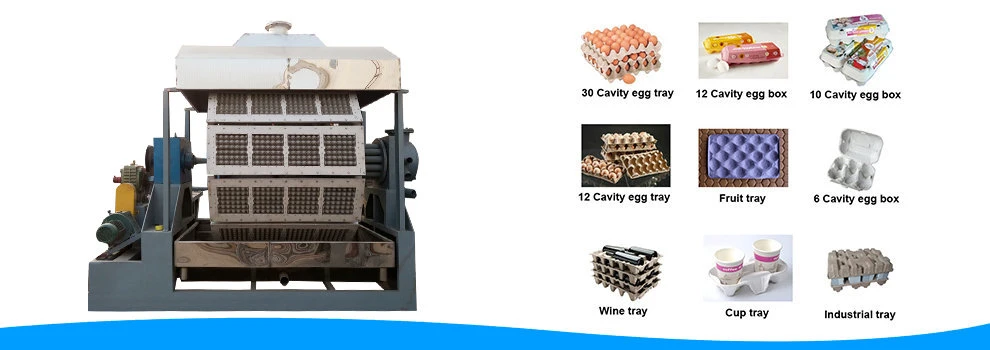 Cheaper Popular Sales Waste Paper Egg Tray Machine Egg Carton Forming Machine Equipment