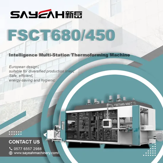Machinery Small Automatic Disposal Thermoforming Machine Processing Equipment for Making Popular Egg Tray Box